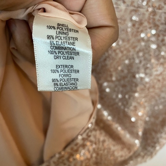 Eliza J Sequin Faux Wrap Dress, 4p - Picture 8 of 8